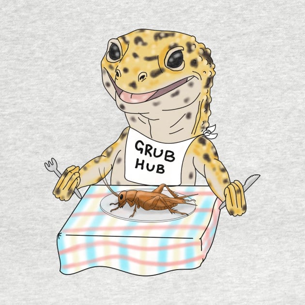 Leopard Gecko - Grub Hub by DesignsBySaxton